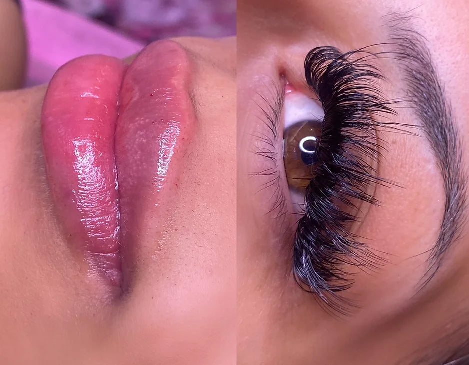 LASHES AND 1ML LIPS